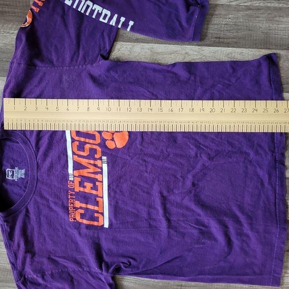 1+1+1= $35 🛍 Clemson Tigers Branded Violet Long Sleeves Size XL - Picture 5 of 6